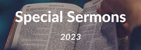 Special Sermons (2023) | First Baptist Church Siloam Springs