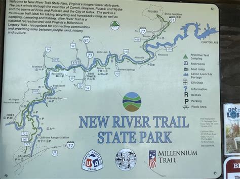 New River Trail State Park Map