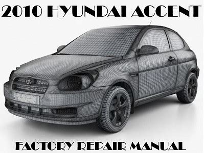 Hyundai Accent Repair Manuals Oem Factory Repair Manuals