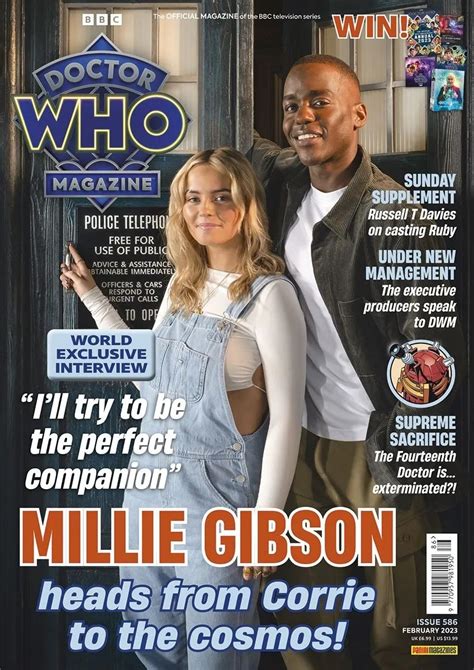 Out Now Doctor Who Magazine 586 Features An Interview With New