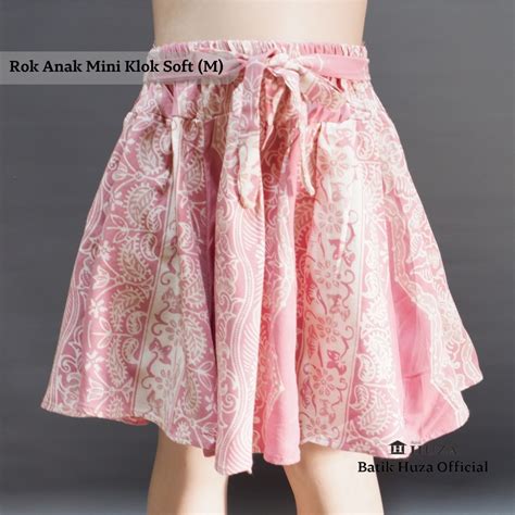 Jual Batik Huza Rok Batik Anak Mini Klok Soft M Shopee Indonesia