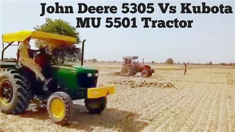 John Deere Vs Kubota Mu Tractor Demo Best Tractor In Hp