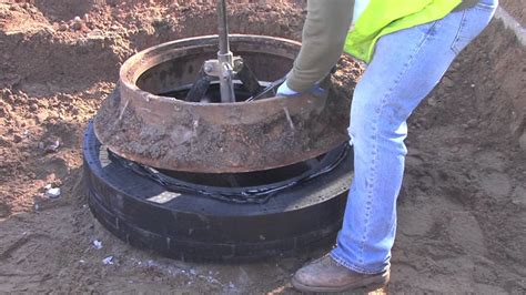 Lrrb Opera Demonstration Project Foam Adjustment Rings For Manholes Youtube