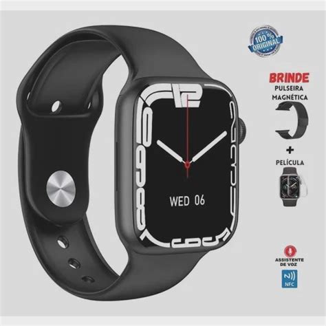 Novo Smartwatch Iwo W Pro S Rie Original Combo Pulseira Milanese