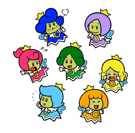 Sprixie Princesses In Intellivision Colors By Xxsteamboy On Deviantart