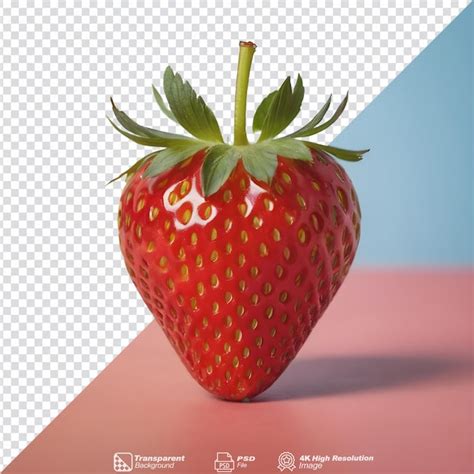 Premium PSD Strawberry Transparent Background Isolated