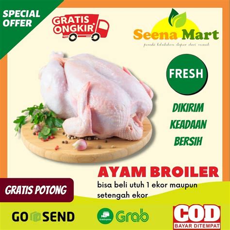 Jual Ayam Potong Daging Ayam Ayam Broiler Daging Segar Daging Ayam