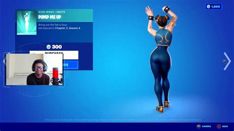 Pump It Up Fortnite Emote Chun Li Thicc New Lol Youtube