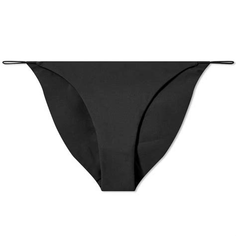 Jade Swim Women S Micro Bare Minimum Bikini Bottom In Black Jade Swim