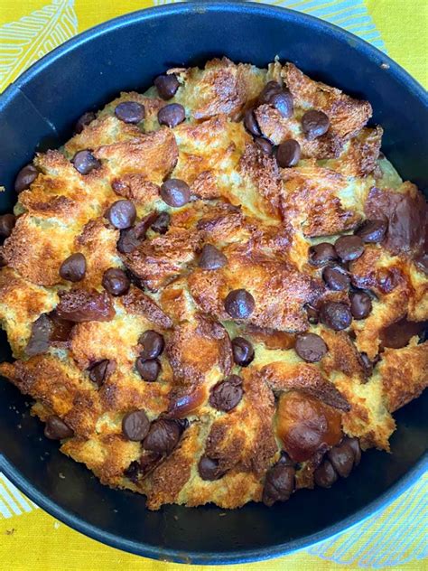 Air Fryer Bread Pudding Melanie Cooks