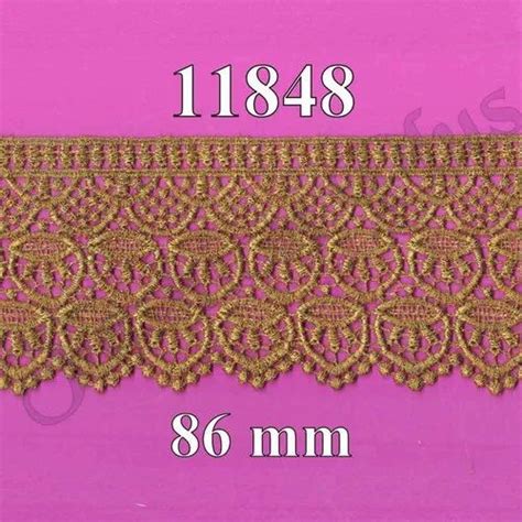 Golden Polyester Zari Lace For Saree At Rs 28 Meter In Surat ID