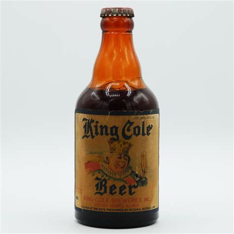 Lot Detail King Cole Steinie Beer Bottle Chicago Heights