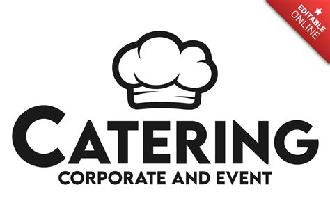 Plantilla de diseño de logotipo de servicio de catering Modelo de