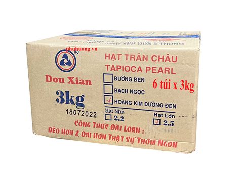 Trân Châu Hoàng Kim 3kg Dou Xian 25 Thùng6