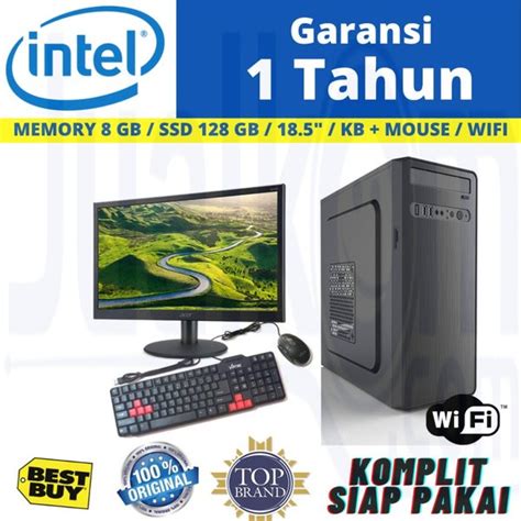 Jual Pc Rakitan Core I Gb Ssd Gb Lengkap Siap Pakai Sekolah