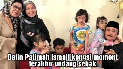 Perkongsian Moment Datin Patimah Bersama Anak Puteri Sarah Undang