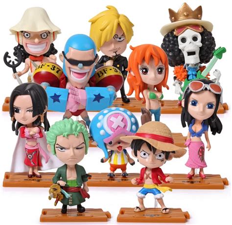 Pcs Set Anime Action Figure One Piece The Straw Hats Luffy Roronoa