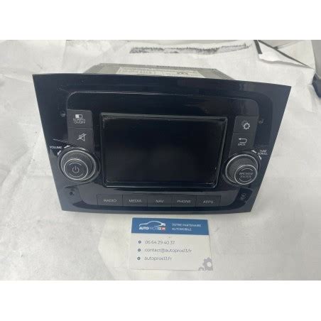 Poste Autoradio Gps Bluetooth Nav Navigation Screen Fiat Doblo Phase