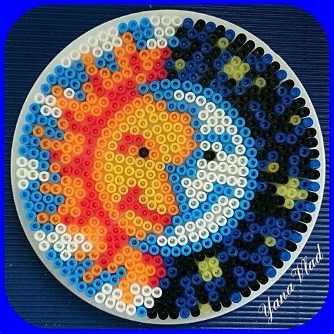 Sun And Moon Perler Bead Pattern