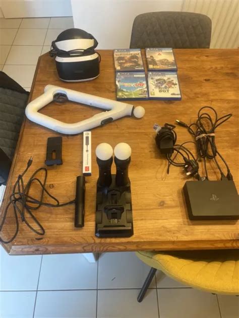 SONY PLAYSTATION VR V2 Bundle - For PS4 /PS5 COMPLETE With Move ...