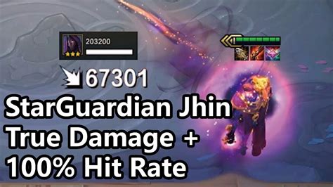 Star Guardian Jhin True Damage Hit Rate Tft Set