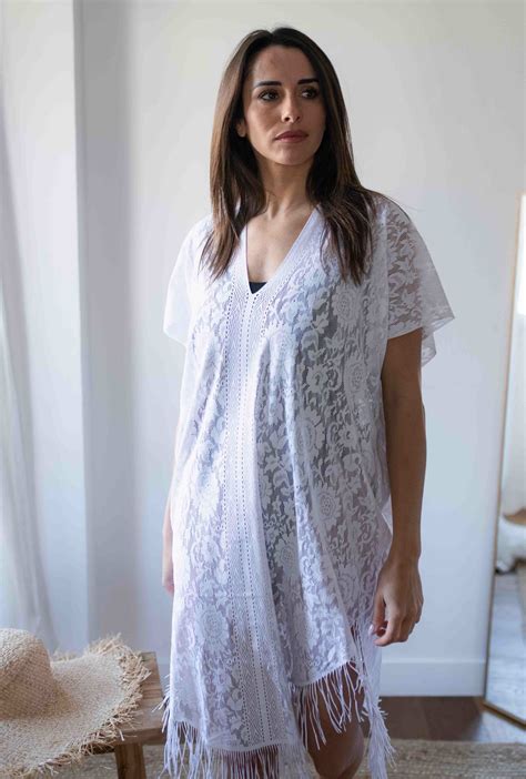 Jesse Poncho Blanc Marizia Lingerie