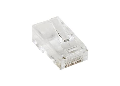 Cat5e Rj45 Solid Modular Plug Connector 50 Pack Crj45sol50pk Cables