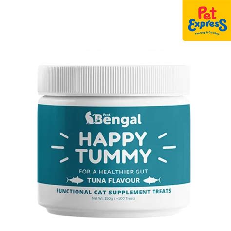 Prof Bengal Happy Tummy Tuna Cat Treats 150g Pet Express