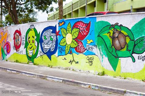 Futuros Nova Geração Projeto Grafite no Muro da Escola