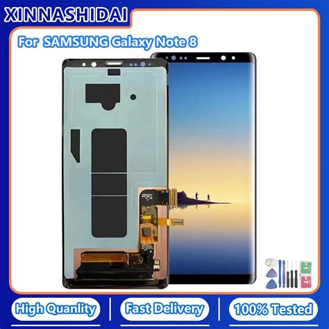 100 New 63 Super Amoled For Samsung Galaxy Note 8 N950f Note 8 Sm N950a N950u Lcd Display