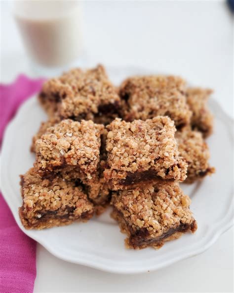 No Bake Date Squares Una Rose Vegan