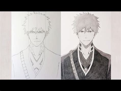 How To Draw Ichigo Kurosaki Bleach Thousand Year Blood War Youtube