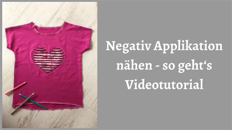 Negativ Applikation N Hen So Geht S Videotutorial Youtube