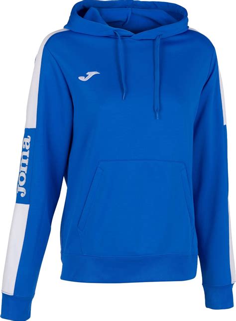 Joma Championship Iv Sweater Met Kap Voor Dames Royal Wit Teamswear