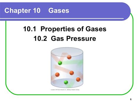 10.1,10.2 Properties Of Gases And Pressure