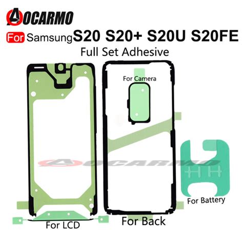 Fullset Adhesive For Samsung Galaxy S20 Plus S20 S20 Ultra S20fe Front