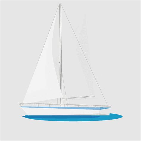 Ketch Catketch Sailing Sloop Cat Ketch Skipjack Simple Lugger