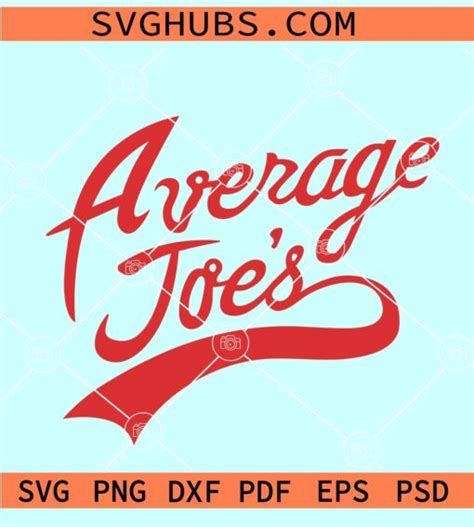 Average Joe's Logo SVG, Average Joe's SVG, Average Joe’s Gym SVG