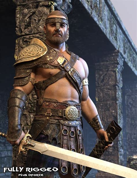 dForce Classic Barbarian Armor HD for Genesis 9 » DAZ 3D & Poser ...