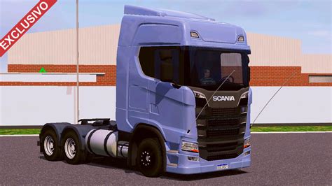 Skin Scania S Azul Cl Ssico Na Granel Qualificada Exclusivo Skins