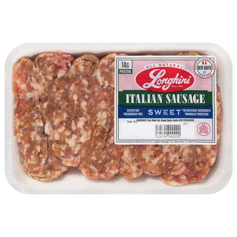 Save On Longhini Italian Sausage Sweet Fresh Order Online Delivery