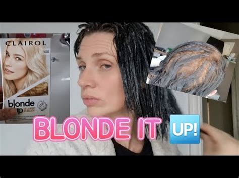 Blonde It Up Over Black Box Dye Blacktoblonde Blonde