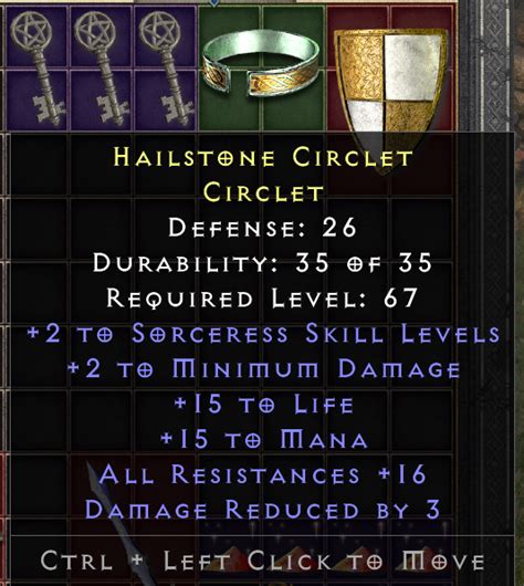 Ft Sorc Circlet Skills Life Mana All Res Topic D Jsp