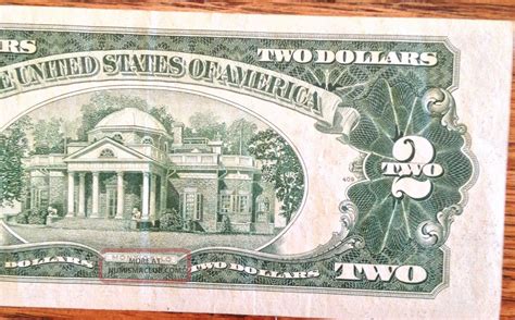 1953 Series United States Note Two Dollar Bill Red Seal