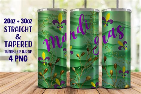 Mardi Gras Oz Tumbler Sublimation Graphic By Angelic Bright