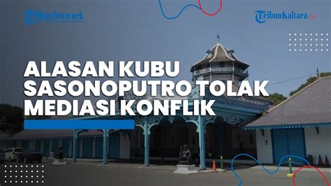 Ingatkan Perjanjian Tahun Ini Alasan Kubu Sasonoputro Tolak