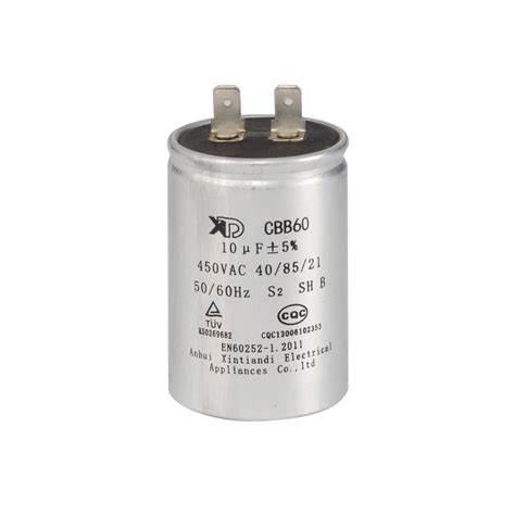 AC Aluminum Electrolytic Capacitor Cbb60 AC Motor Run Fixed Capacitor