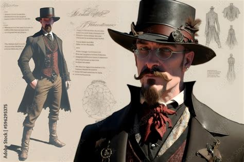 Character Design Old West Monster Hunter 1870s Style In The Style Of