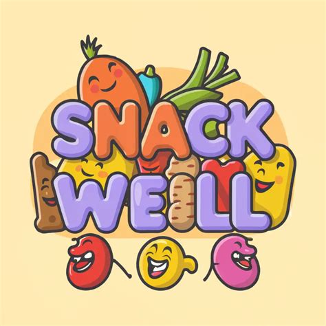 LOGO Design For Snack Well Vibrant Visuals Of Snacks And Vegetables On