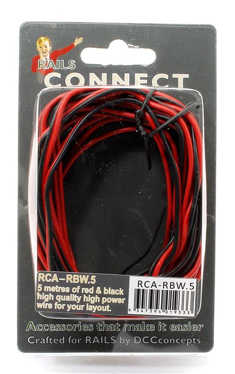 Rails Connect Red/Black Layout Wire – 5m – Rails of Sheffield
